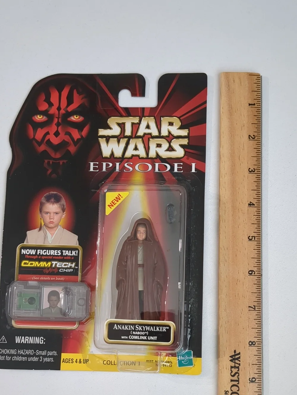 Star Wars Episode 1 Anakin Skywalker Action Figure Commtech 1999
